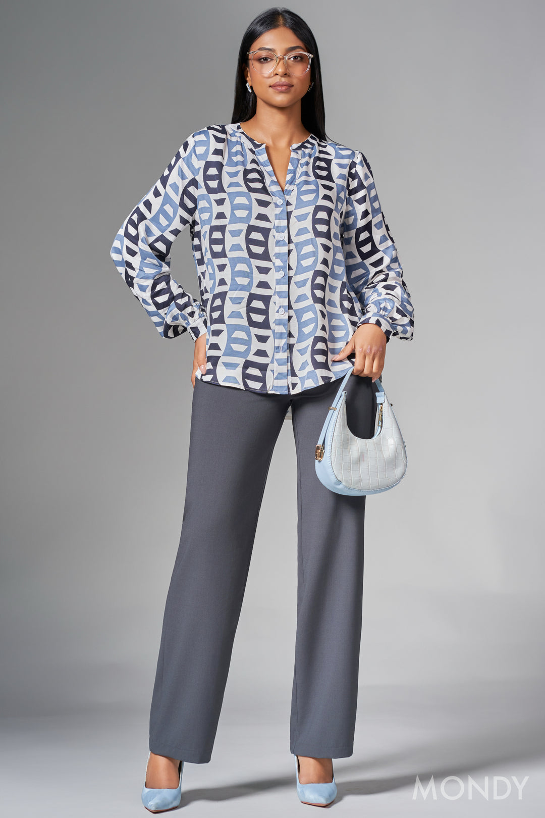 Printed Relaxed Fit Top