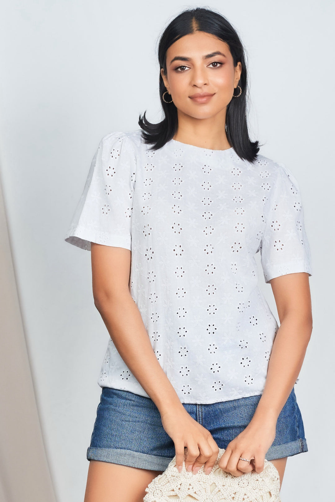 Short Sleeve Cutlone Top