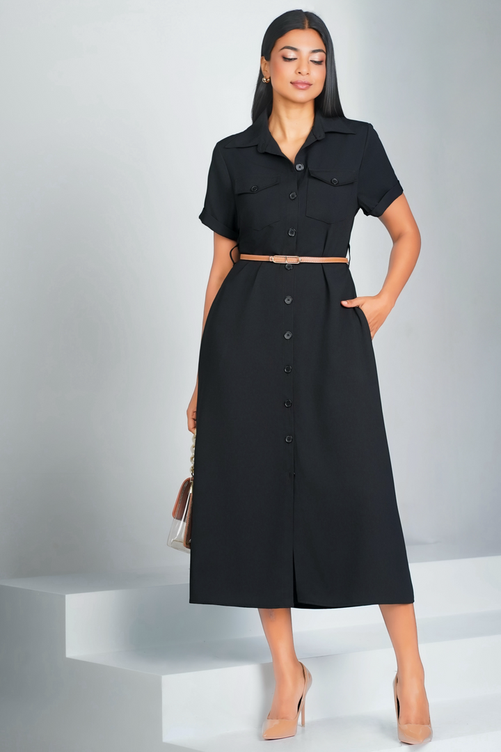 Midi Shirt Dress
