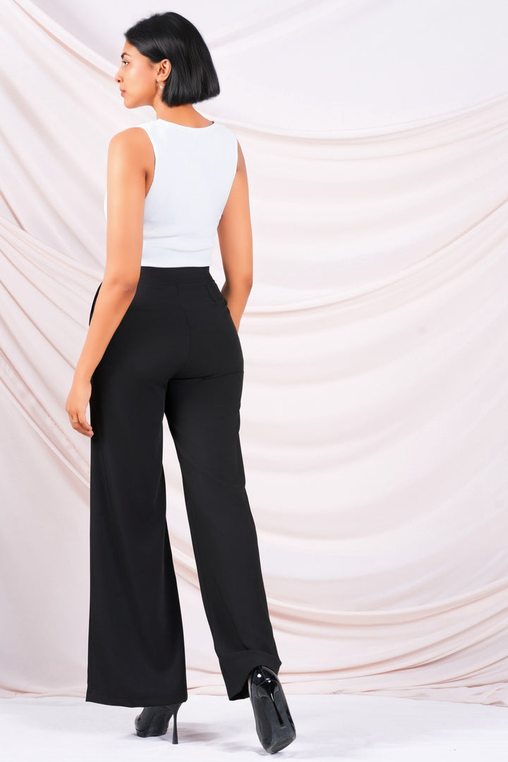 High Waist Button Up Pant