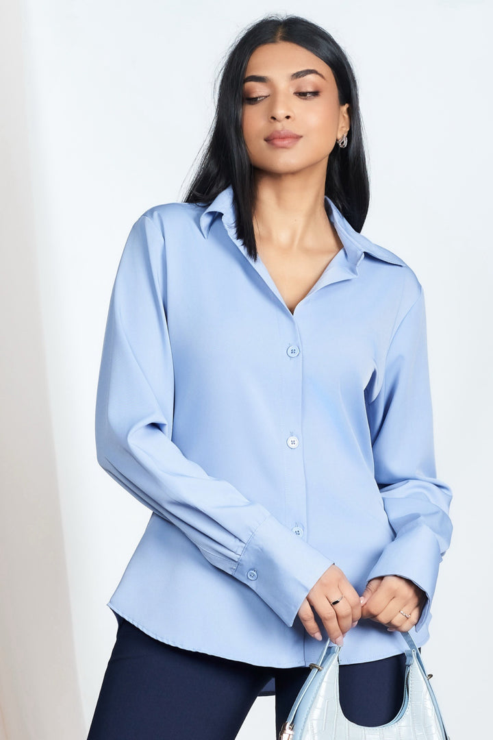 Blue Reg Fit Shirt
