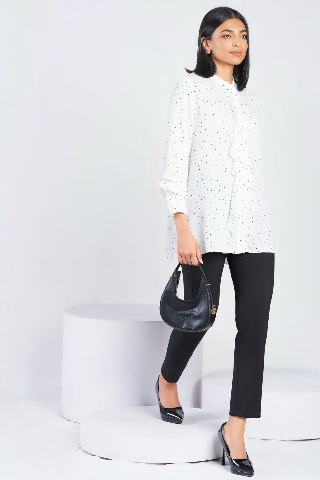 Polka Dot Long Shirt