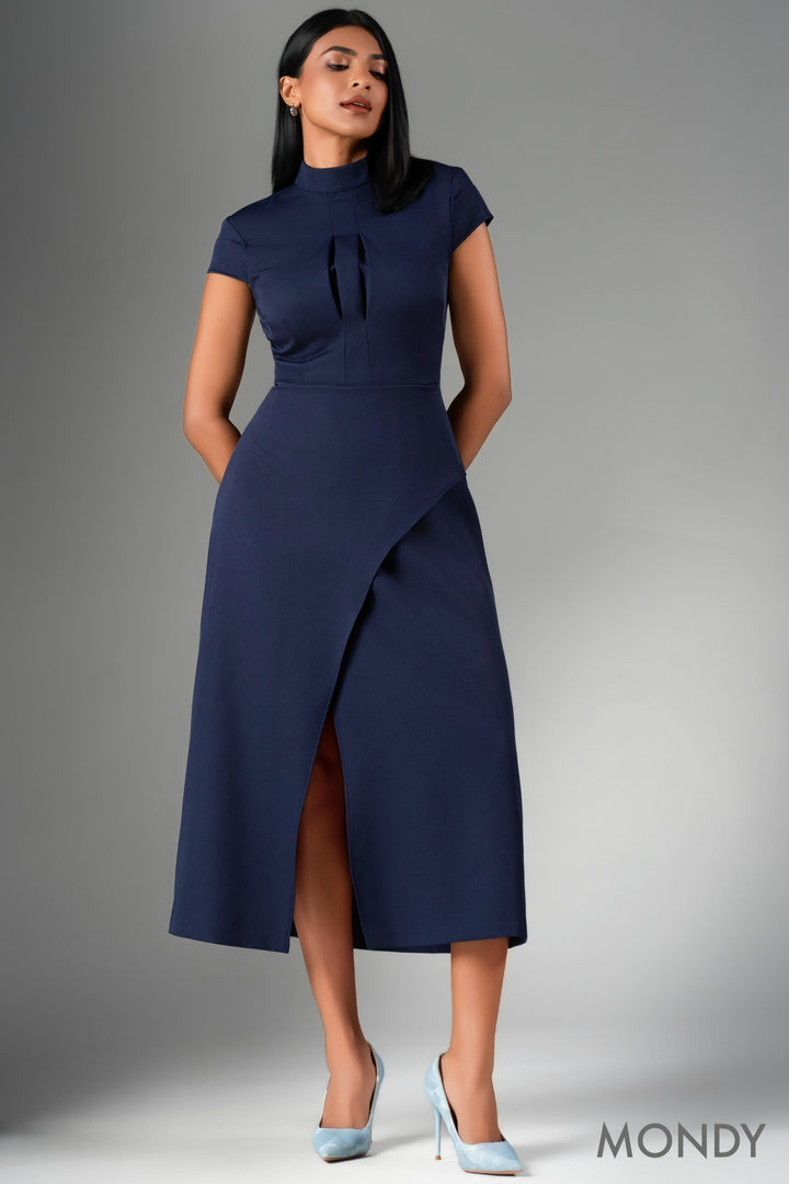 Cap Sleeve Midi Dress