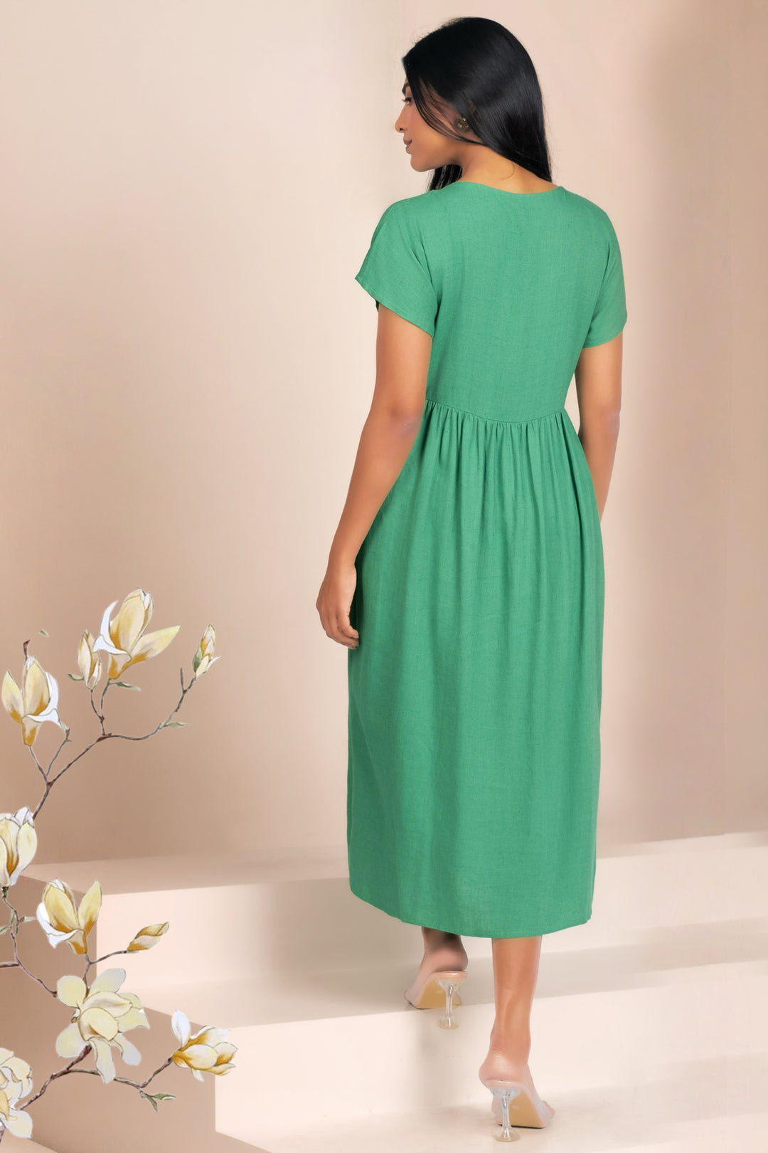 Boxy Relaxed Midi Dress