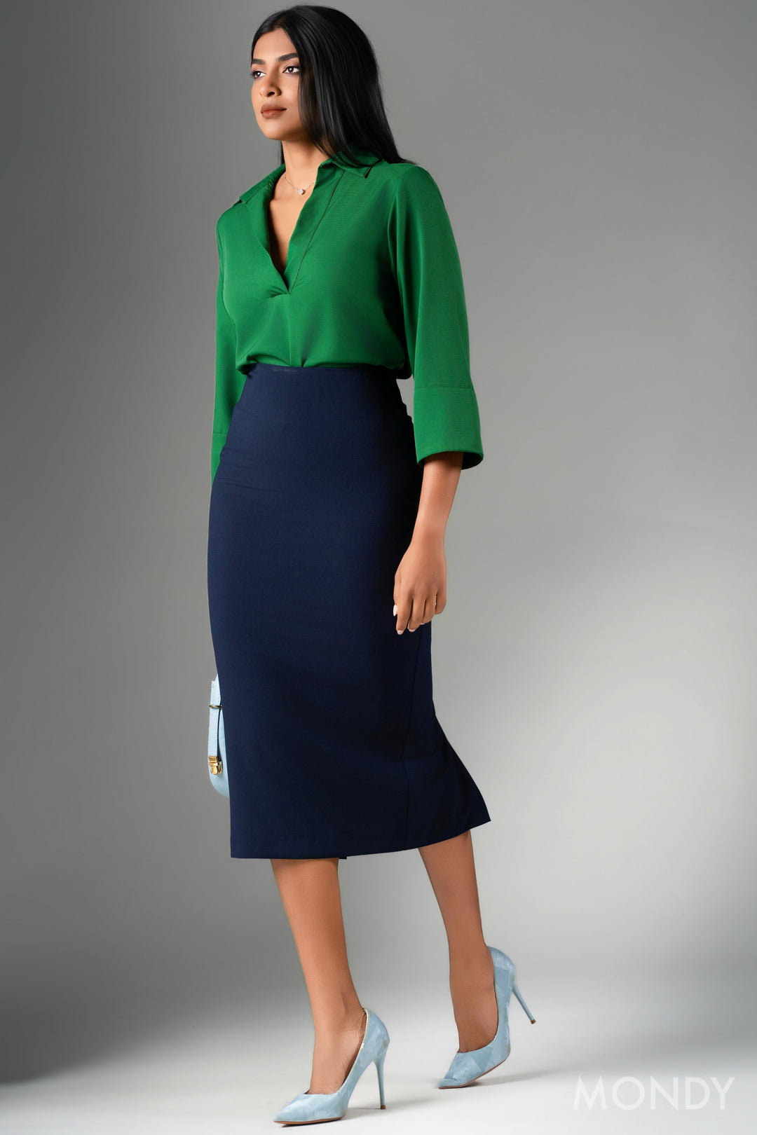 Midi Pencil Skirt