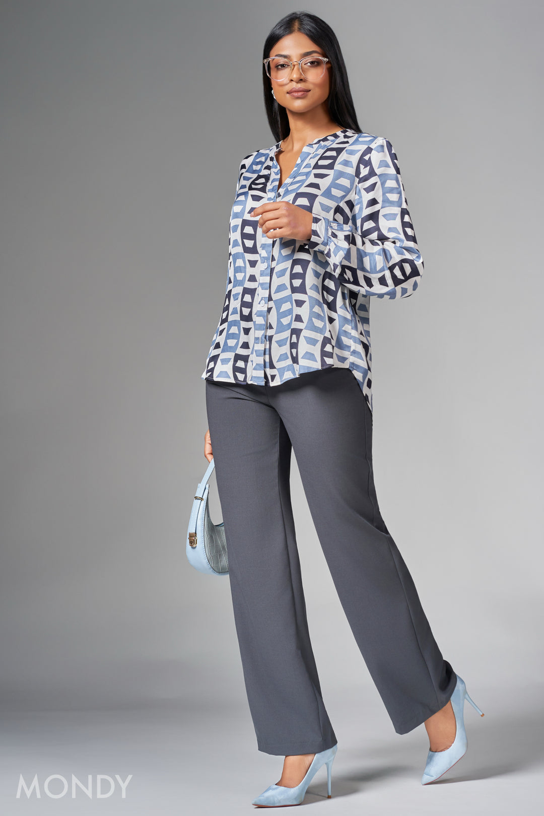 Printed Relaxed Fit Top