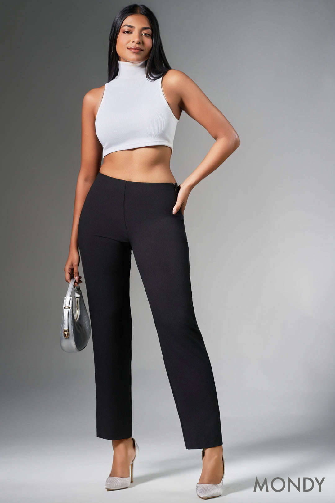 Regular Waist Slim Fit Pant