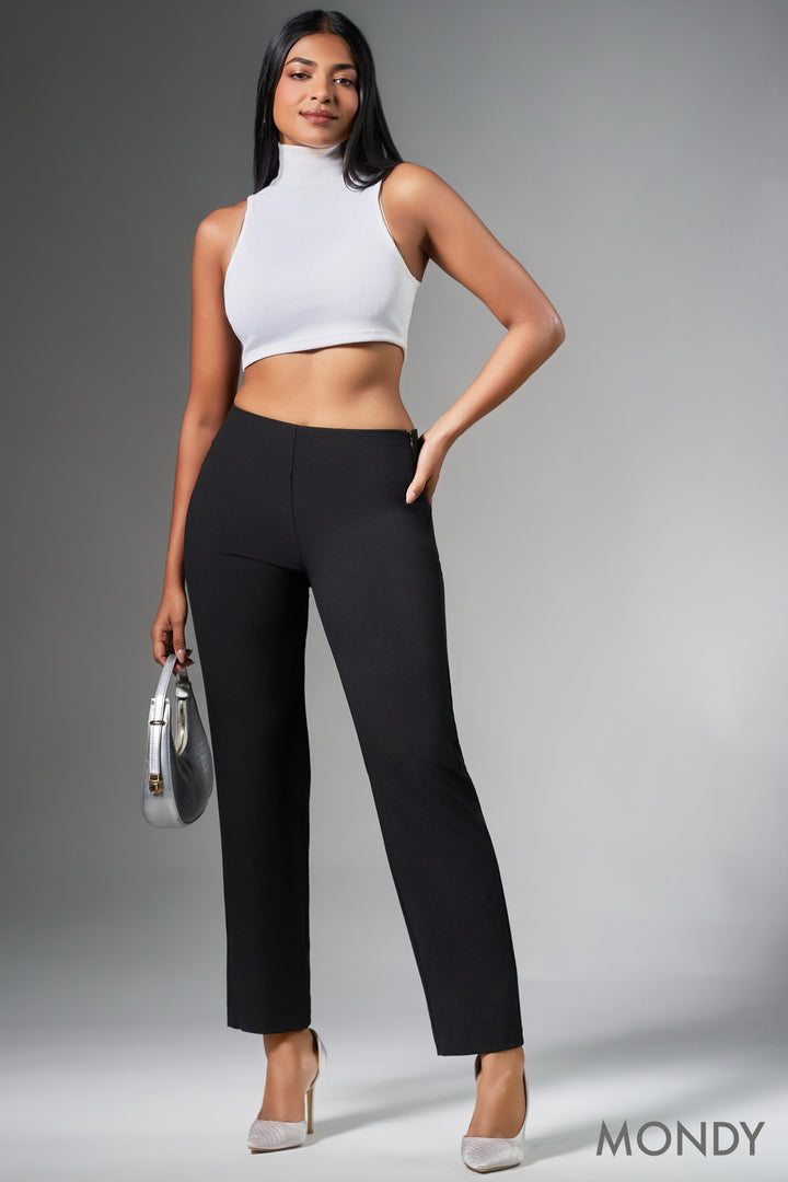 Regular Waist Slim Fit Pant
