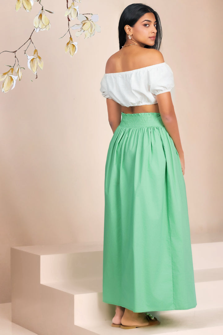 Hight Waist Maxi Skirt