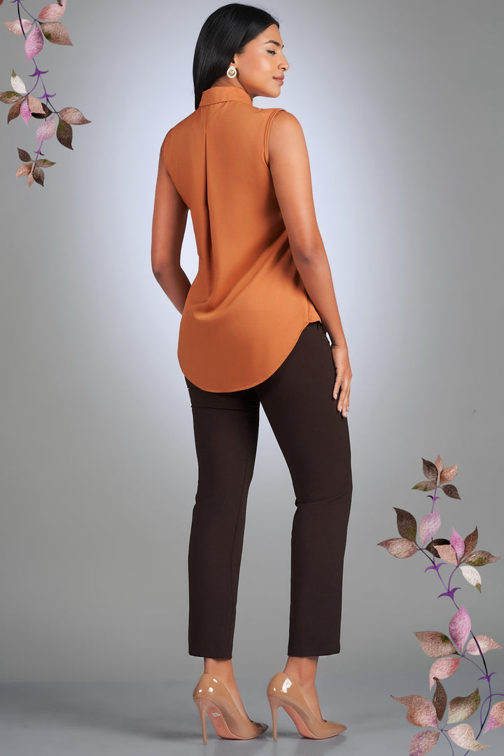 Sleeveless Shirt Top