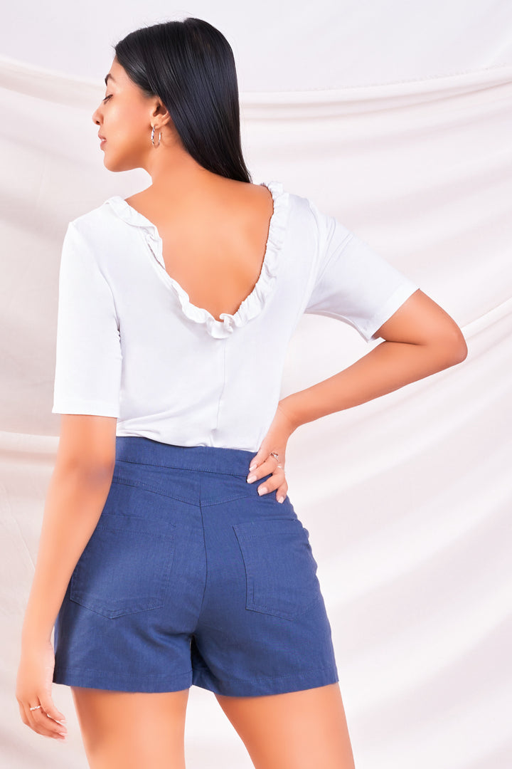 Back Frill Detail Tee