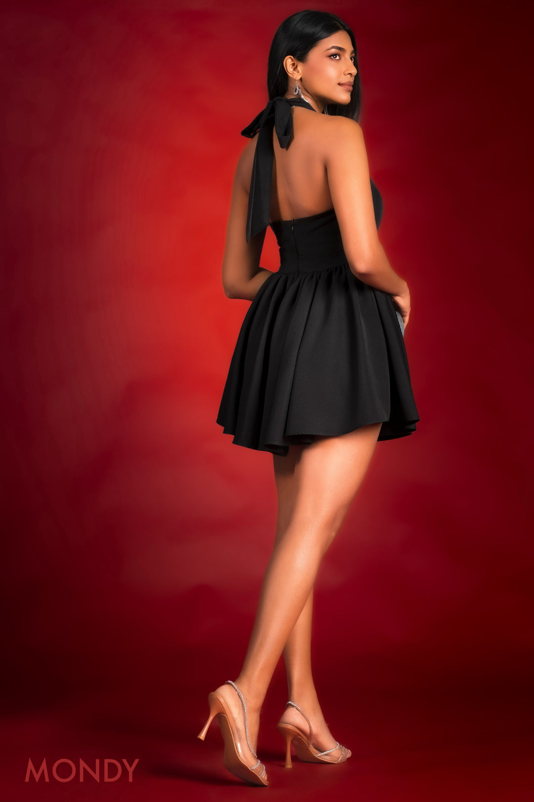 Halter Neck Mini Dress