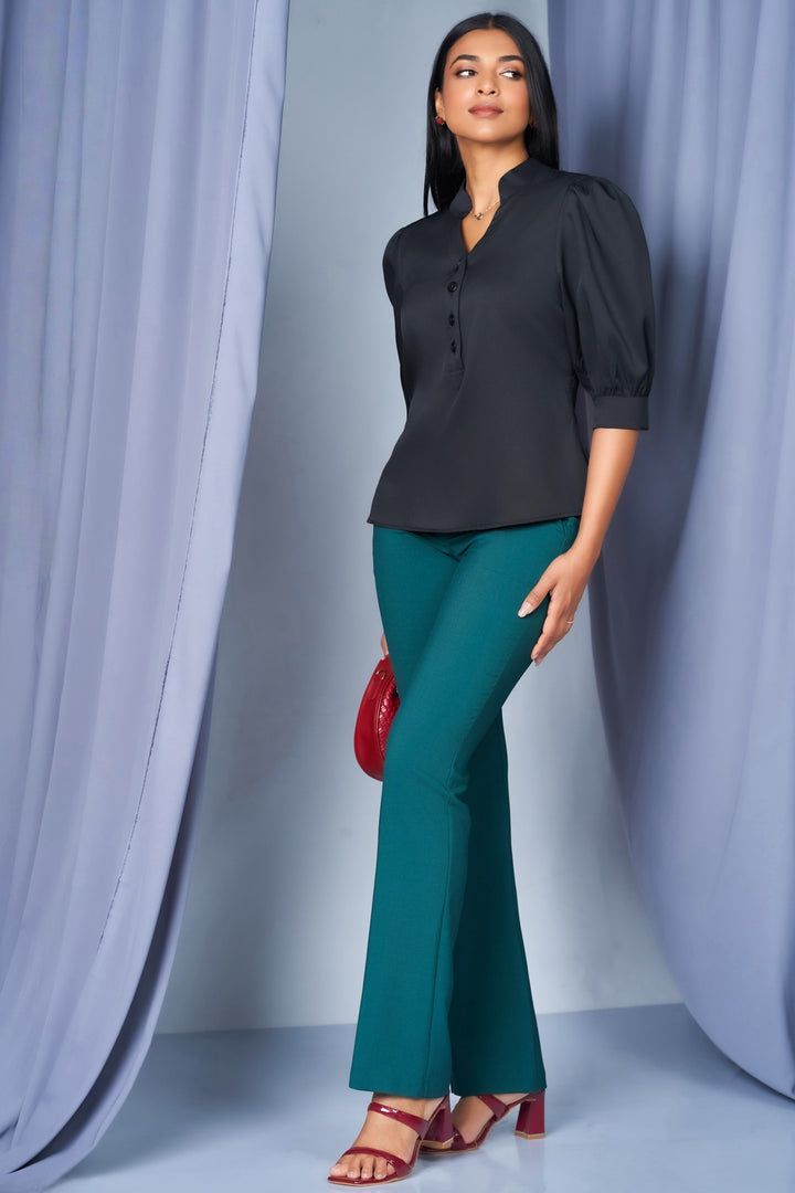 Regular Waist Boot Cut Pant