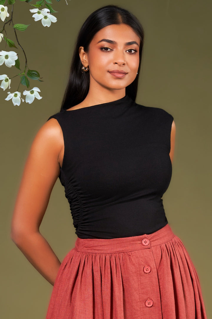 Asymmetric Gathered Top