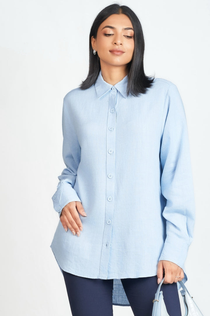Light Blue Oversized Shirt