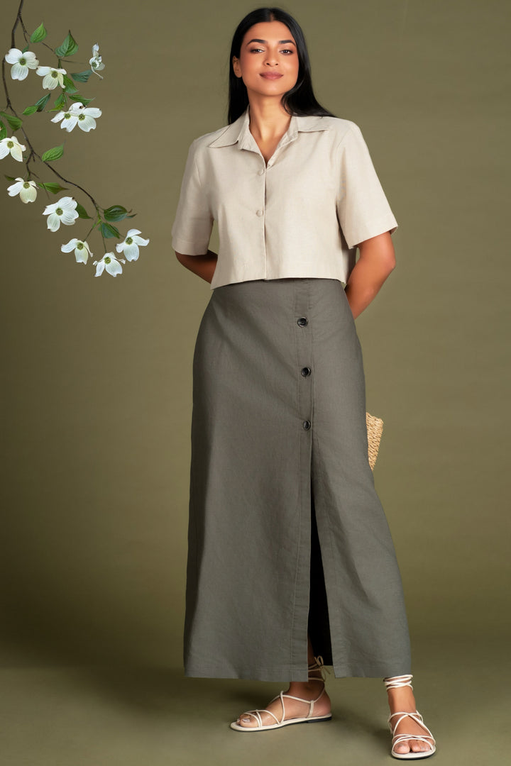 Button Up Skirt