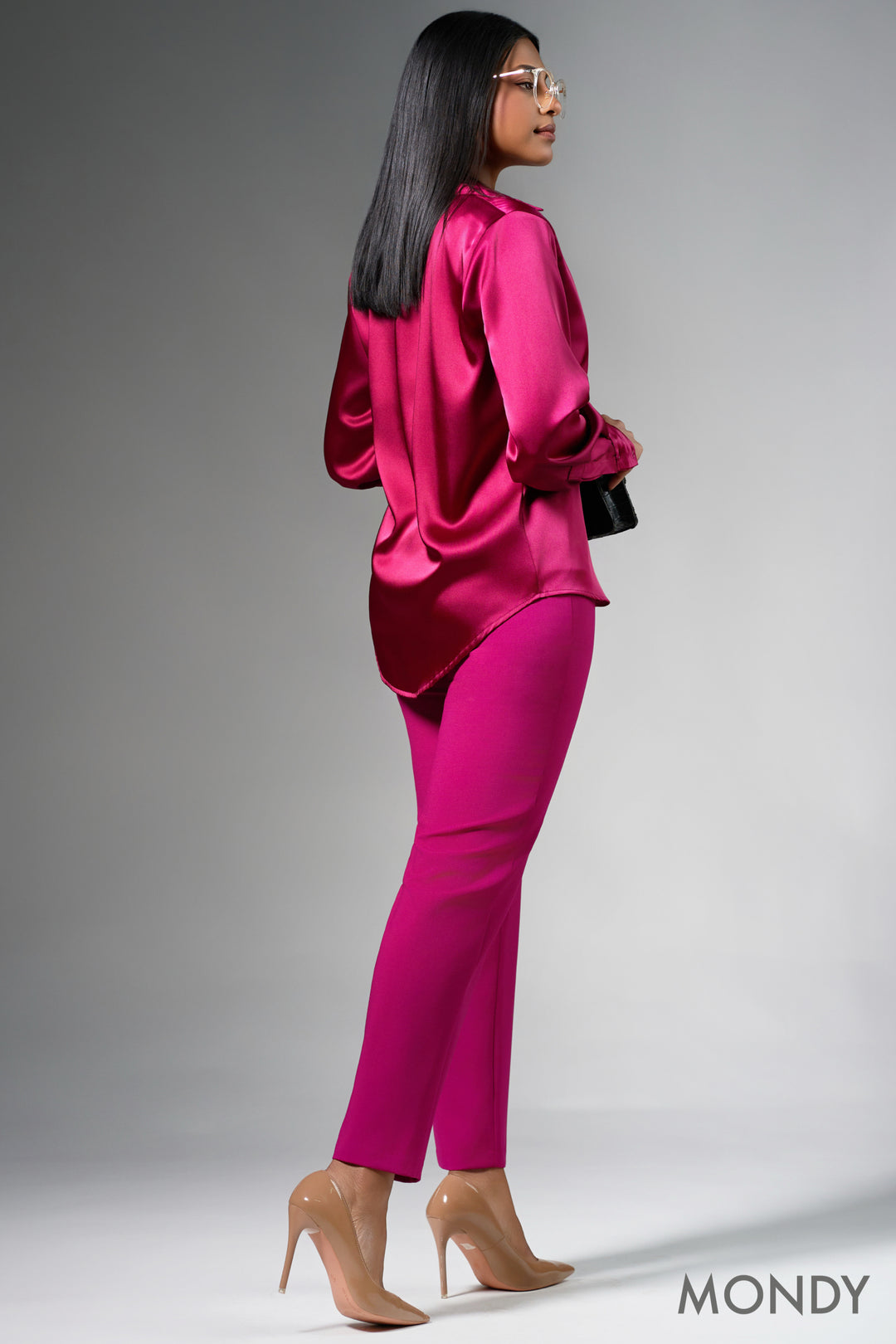 Long Sleeve Satin Shirt