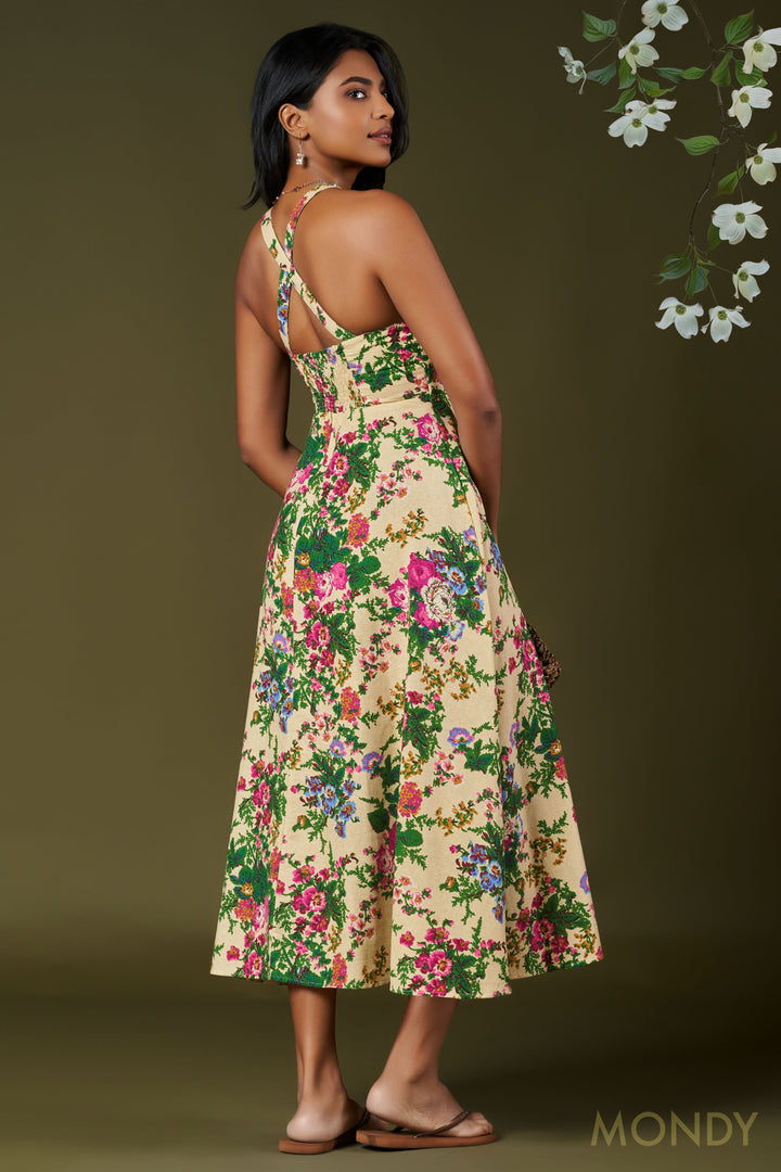 Fit & Flare Midi Dress