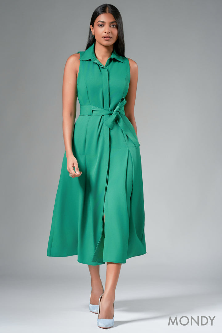 Green Aline Dress