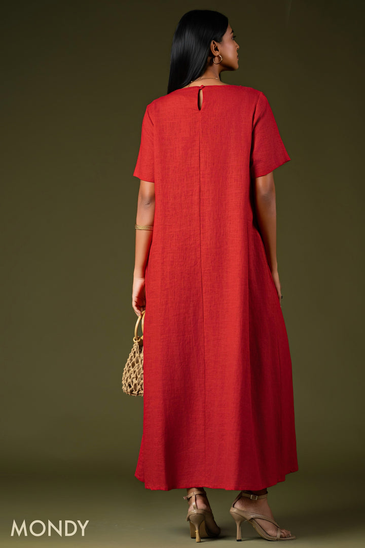 Relaxed Boxy Maxi Dress