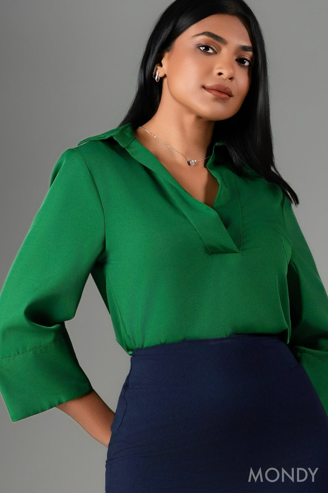 Shirt Neckline Top