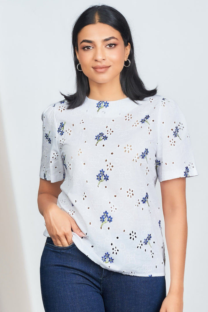 Short Sleeve Cutlone Top