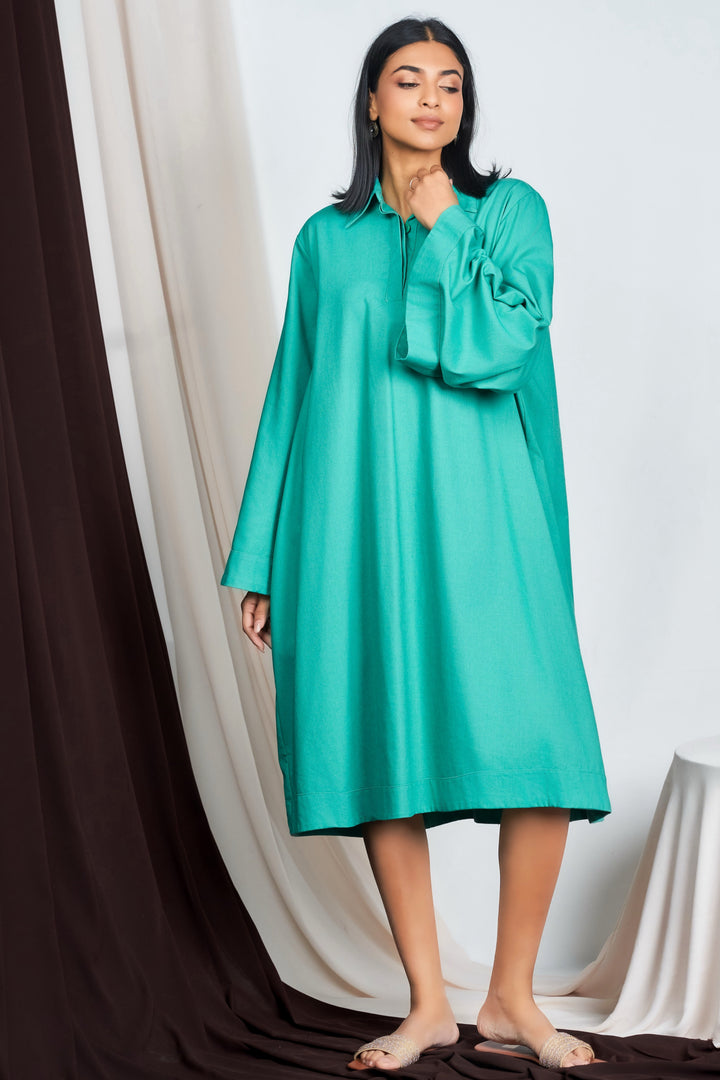 Green Oversized Dress