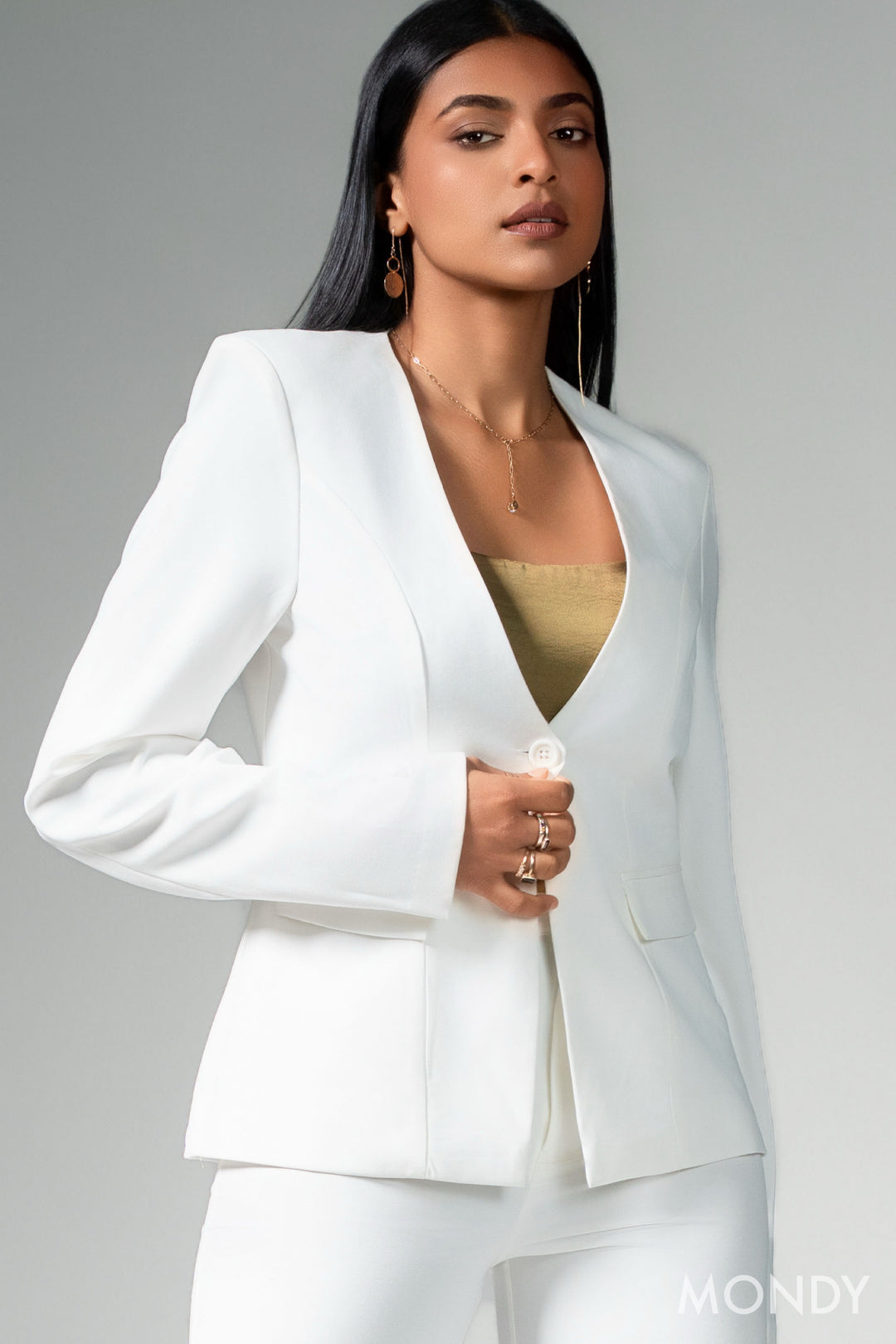 Single Button Blazer