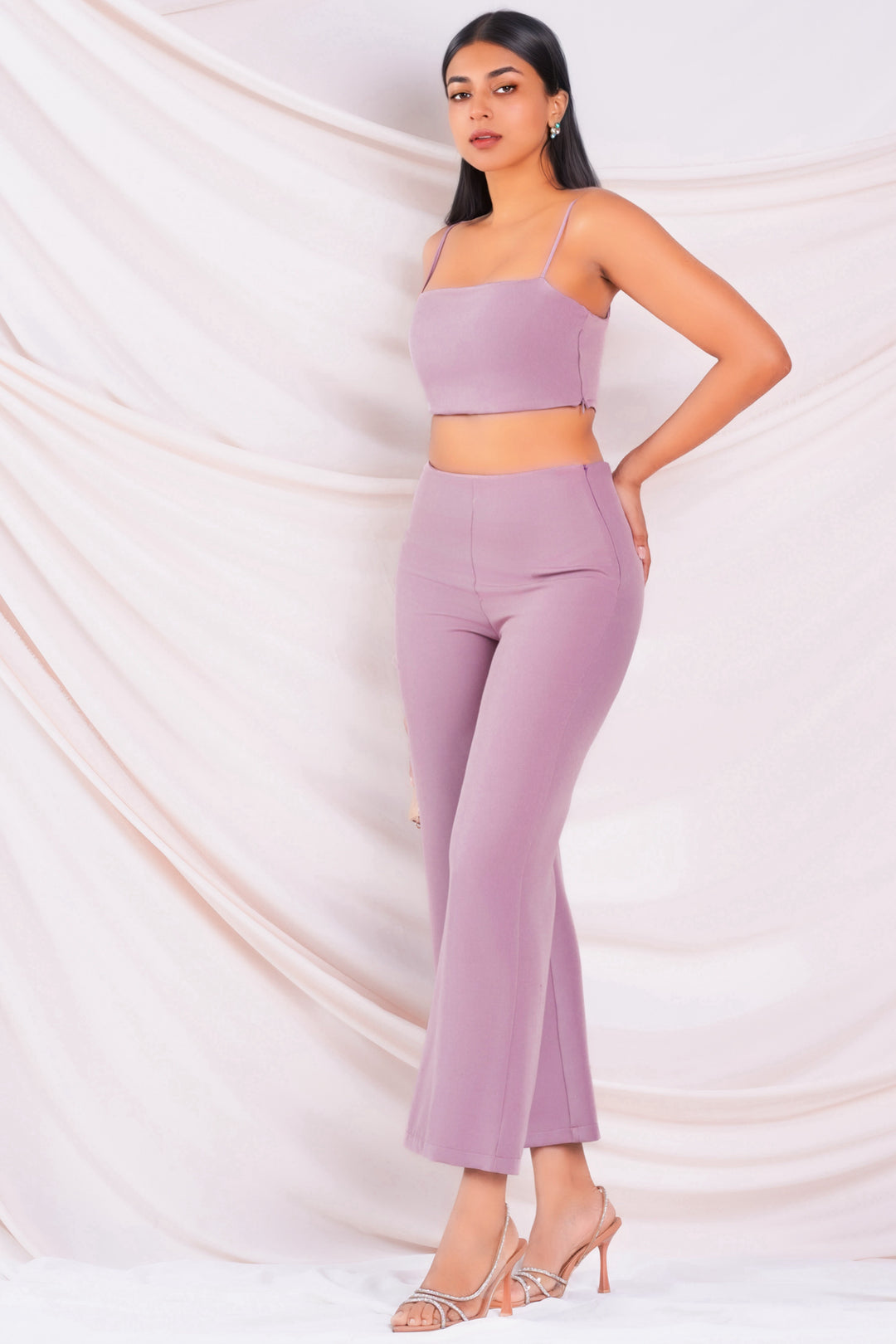 Side Zip Flared Pant