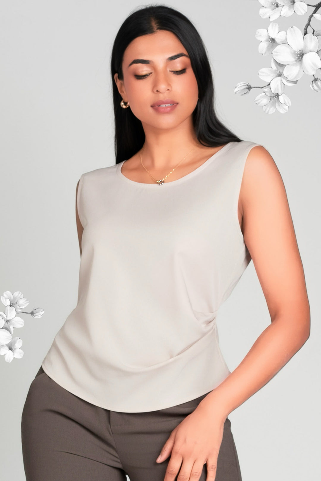 Side Gather Detail Top