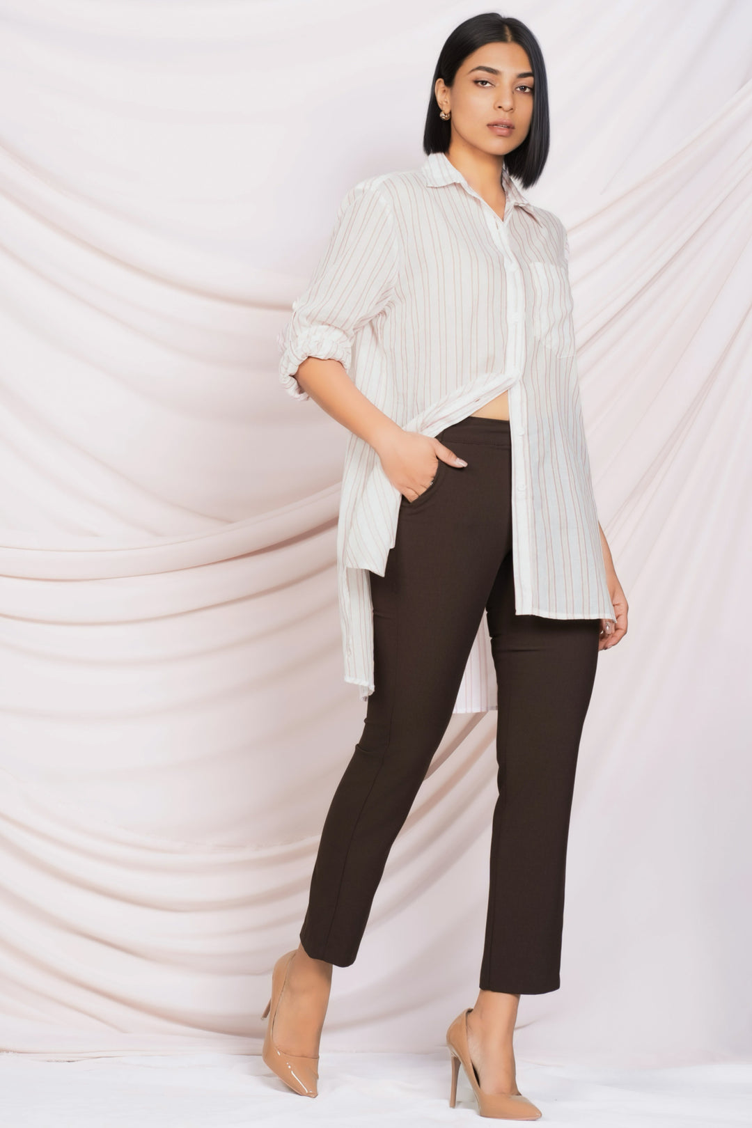 Longline Stripe Shirt