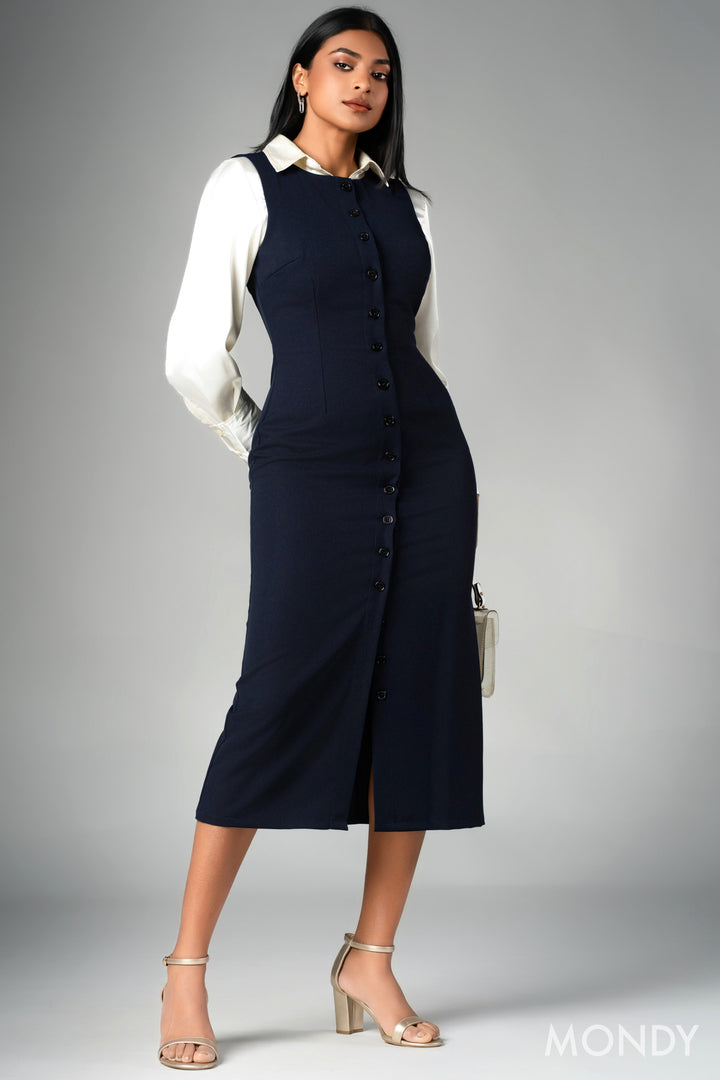 Midi Button Up Dress