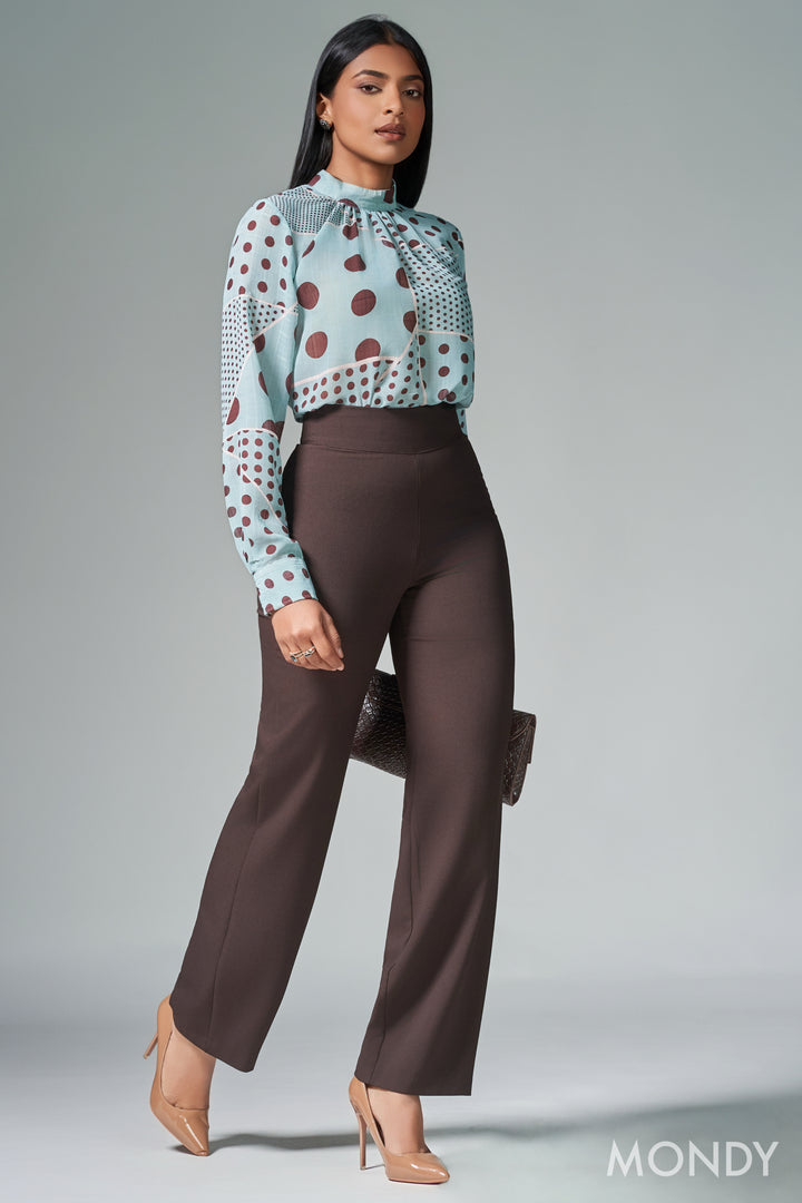 High Waist Wide Leg Pant