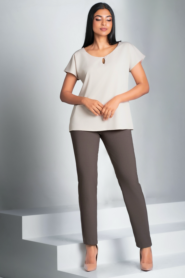 Round Neck Relaxed Top