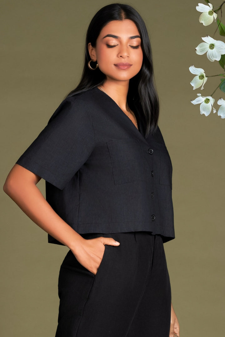 Short Sleeve Cropped Top