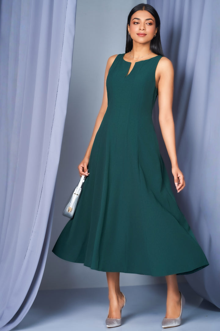 Fit & Flare Midi Dress