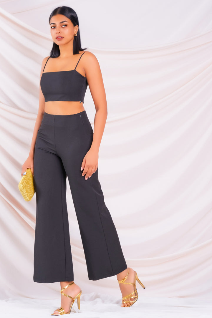 Side Zip Flared Pant