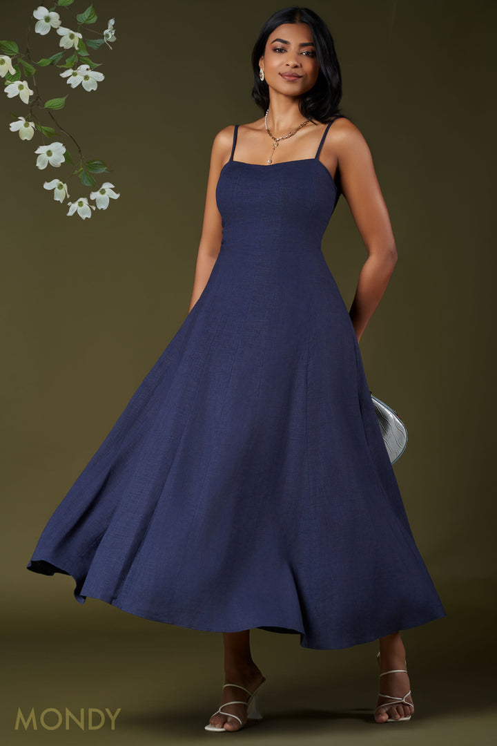 Fit & Flare Maxi Dress