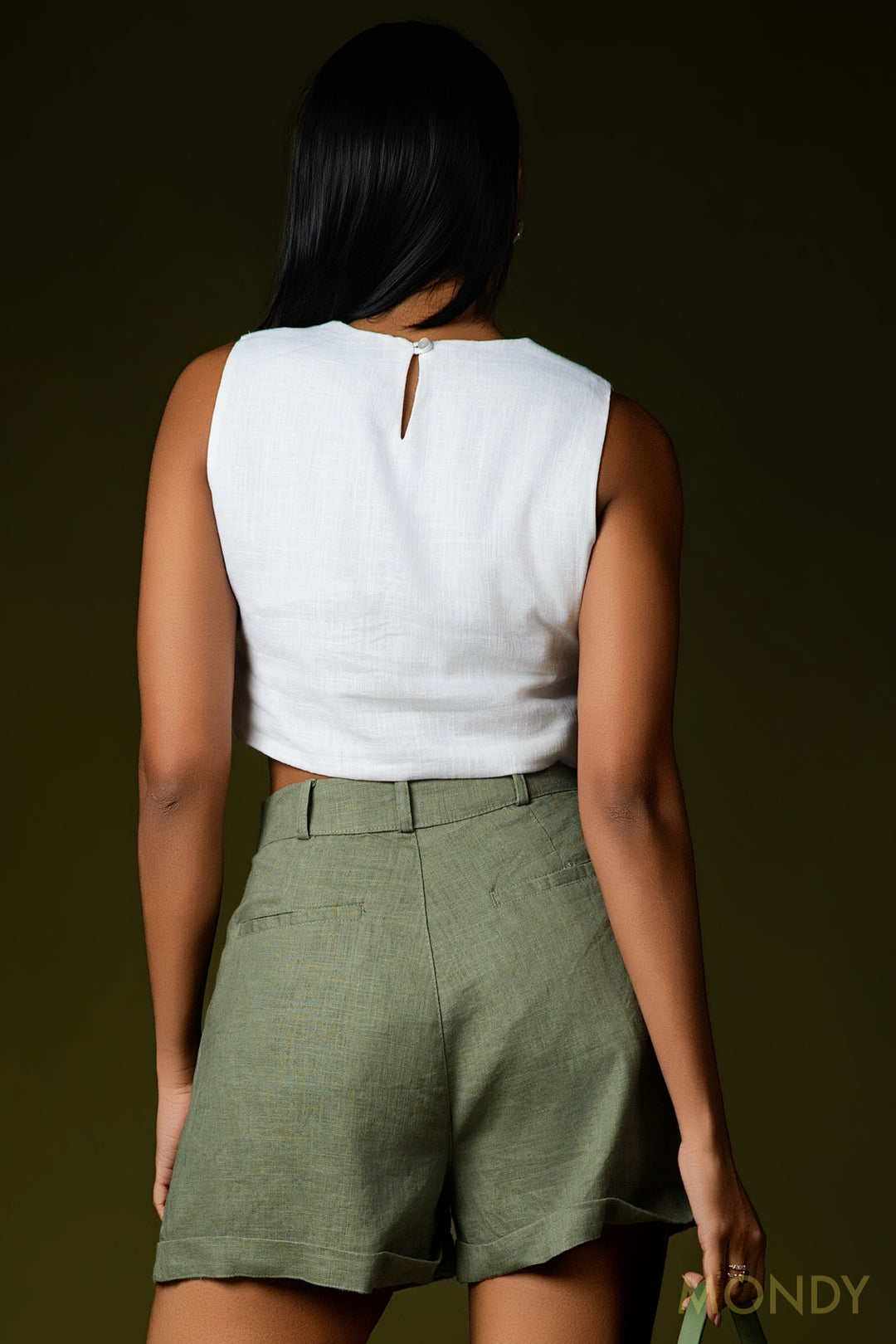White Crop Top