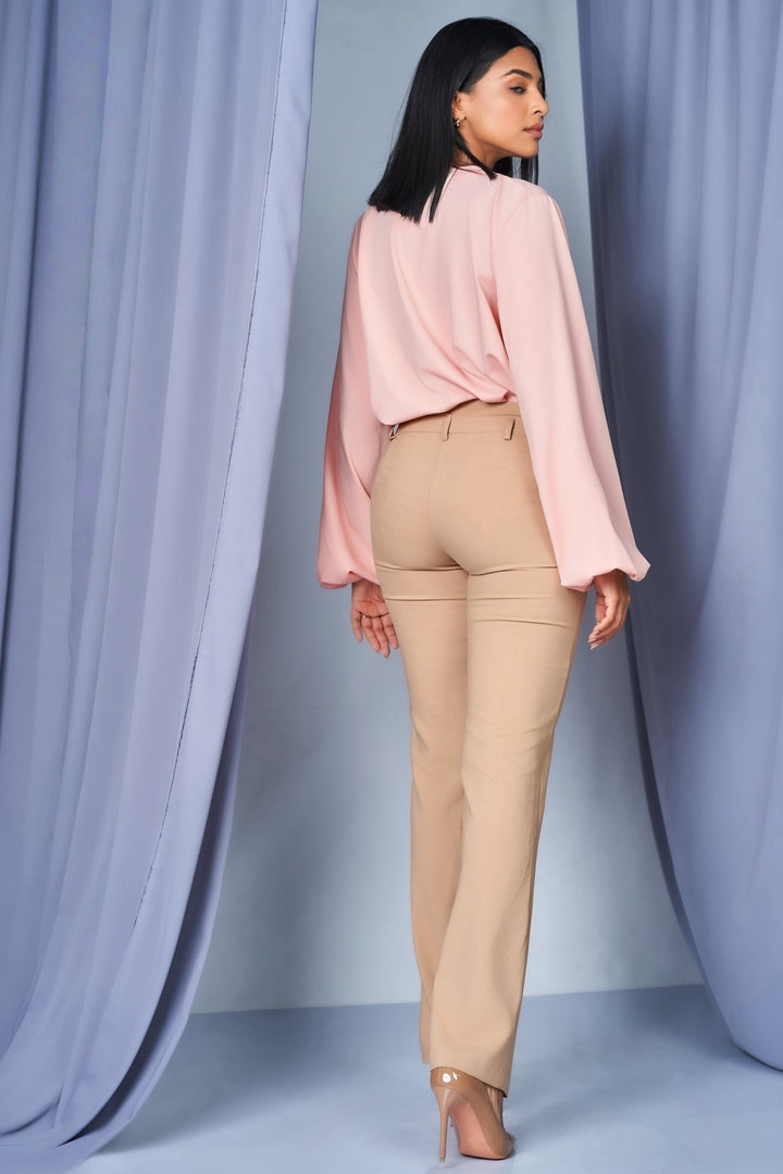 Regular Waist Boot Cut Pant