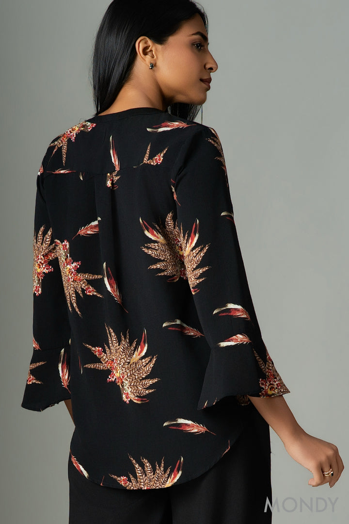 Pintuck Detail Top