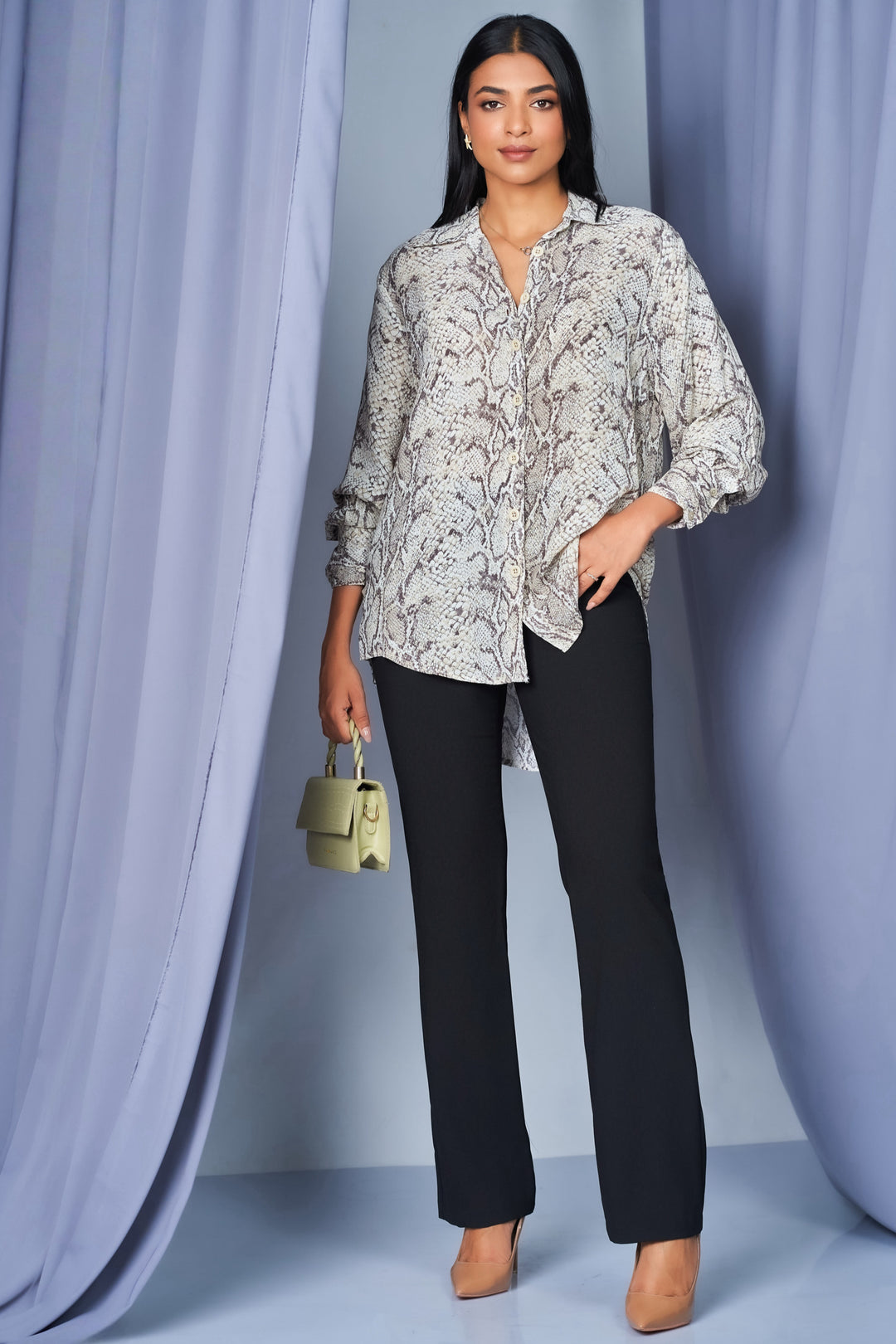 Regular Waist Boot Cut Pant