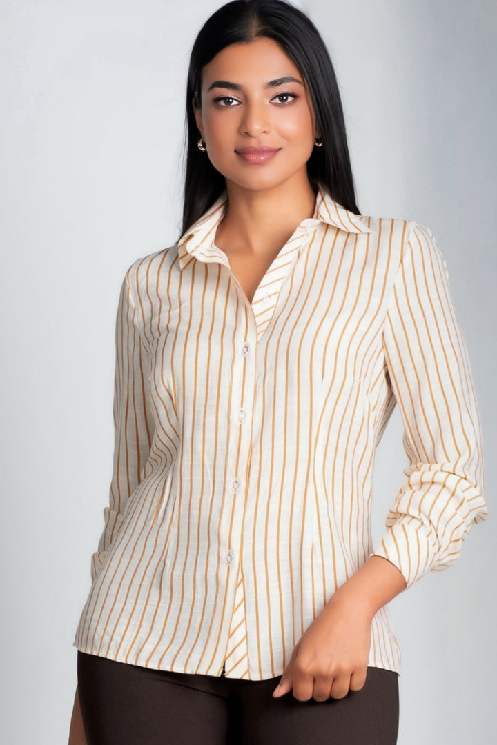 Long Sleeve Stripe Shirt