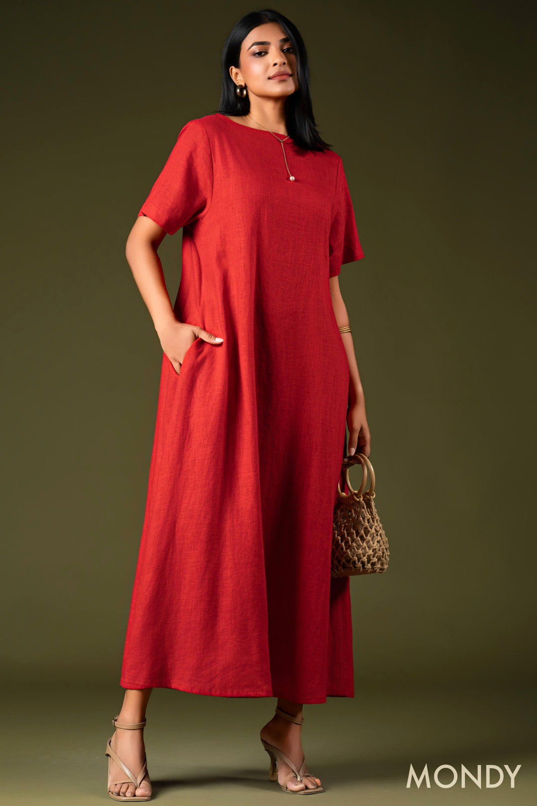 Relaxed Boxy Maxi Dress