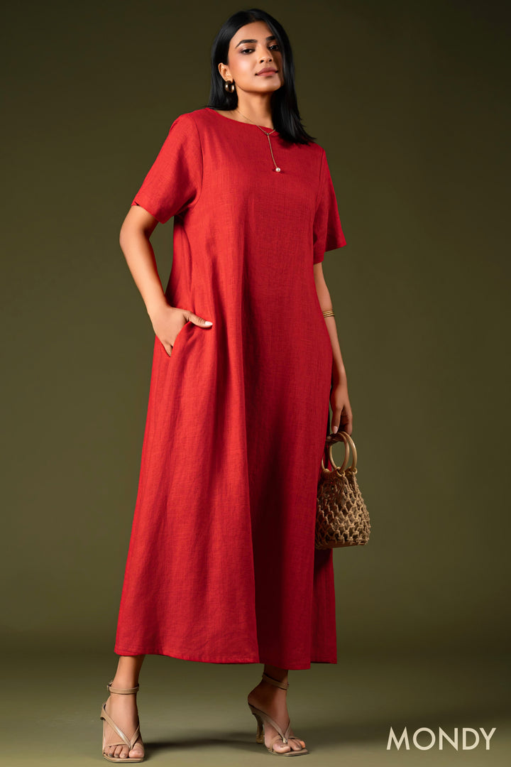 Relaxed Boxy Maxi Dress