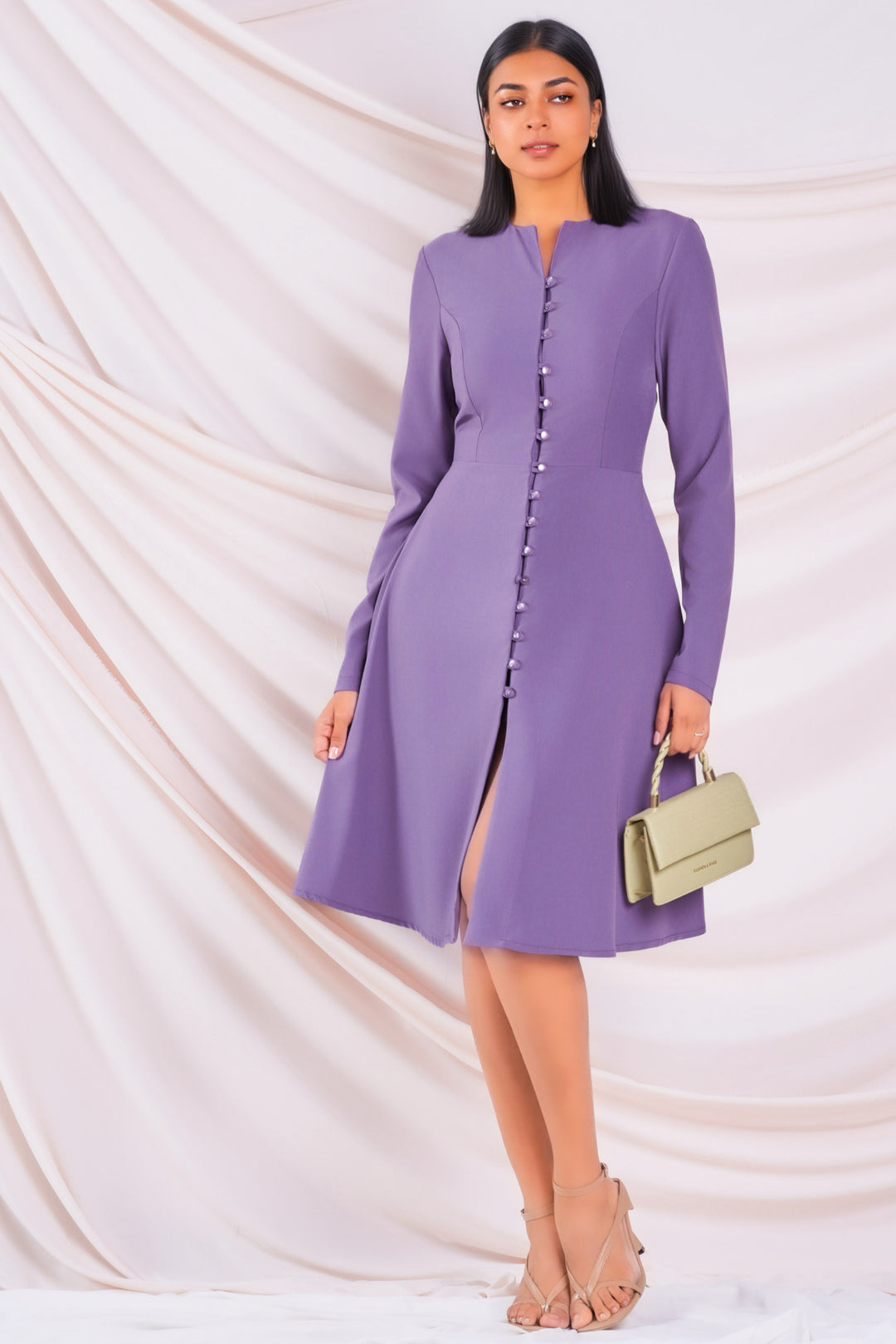 Button Up Aline Dress