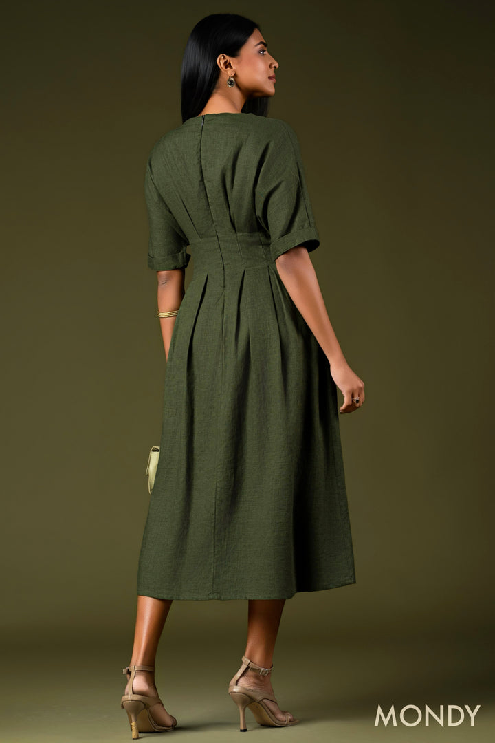 Empire Waist Midi Dress