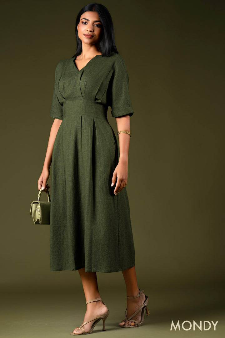 Empire Waist Midi Dress