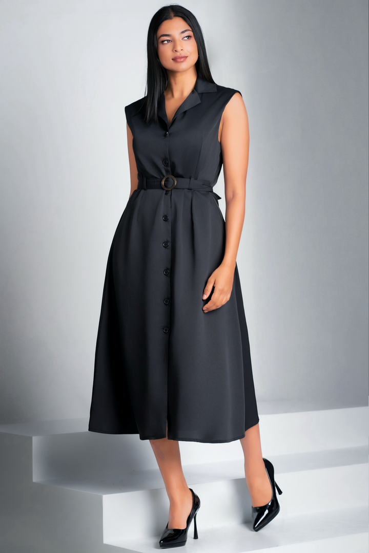 Belted Midi Dress